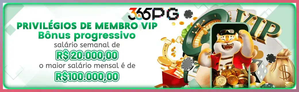 365PG bônus — cashback 15 por cento e níveis VIP